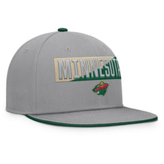 Minnesota Wild Fanatics Fundamentals Duo Split Logo Snapback Hat Sale