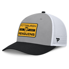 Pittsburgh Penguins Fanatics Fundamental Adapt Trucker Adjustable Hat Sale