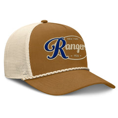New York Rangers Fanatics Heritage Fetch A-Frame Trucker Adjustable Hat Outlet
