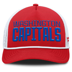 Washington Capitals Fanatics Heritage Dutch A-Frame Trucker Adjustable Hat For Sale