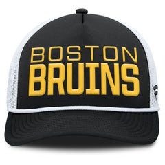 Boston Bruins Fanatics Heritage Dutch A-Frame Trucker Adjustable Hat For Sale