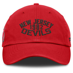 New Jersey Devils Fanatics Fundamentals Archer Adjustable Hat Discount