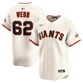 Logan Webb San Francisco Giants Home Limited Player Jersey - Cream