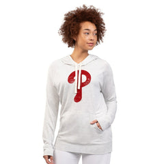 Philadelphia Phillies G-III 4Her by Carl Banks Women's Pregame Pullover Hoodie | MLB Discount
