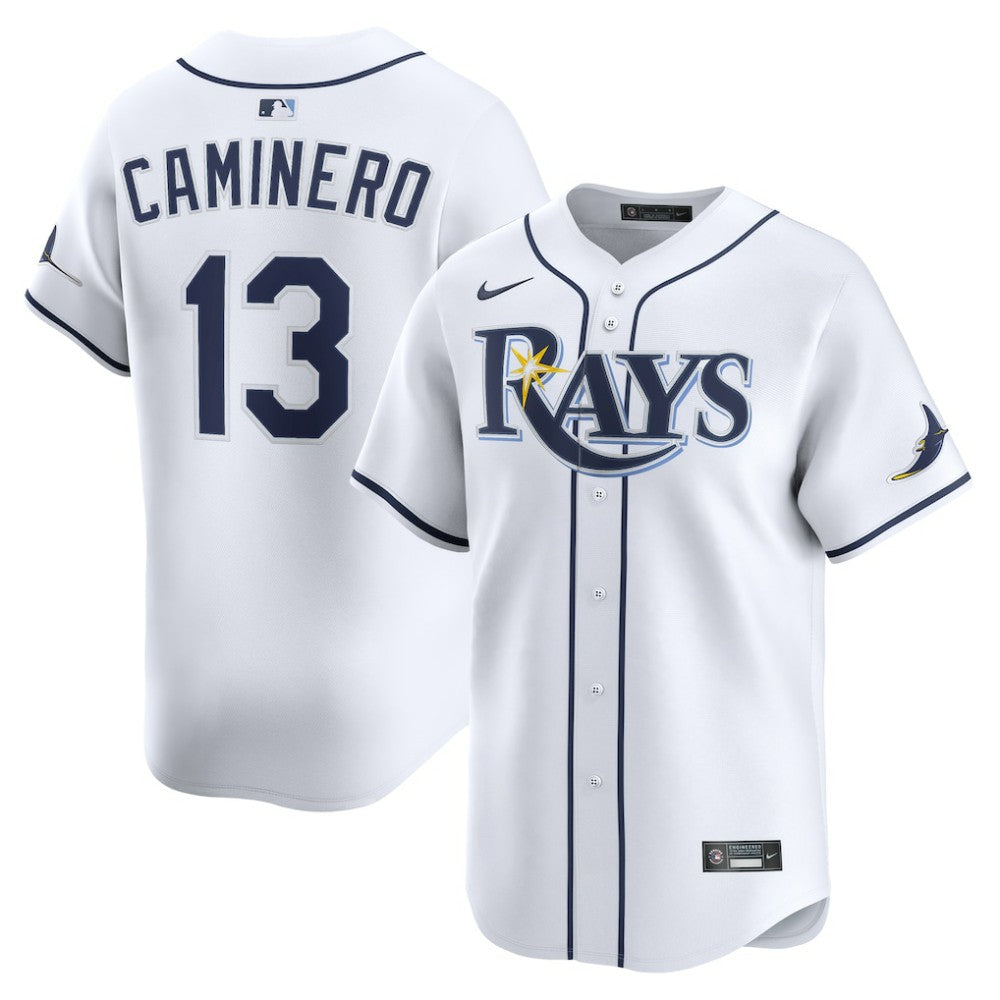 Junior Caminero Tampa Bay Rays Nike Home Limited Jersey | MLB For sale