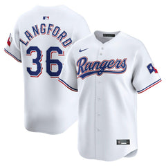 Wyatt Langford Texas Rangers Nike Home Limited Player Jersey | MLB For sale