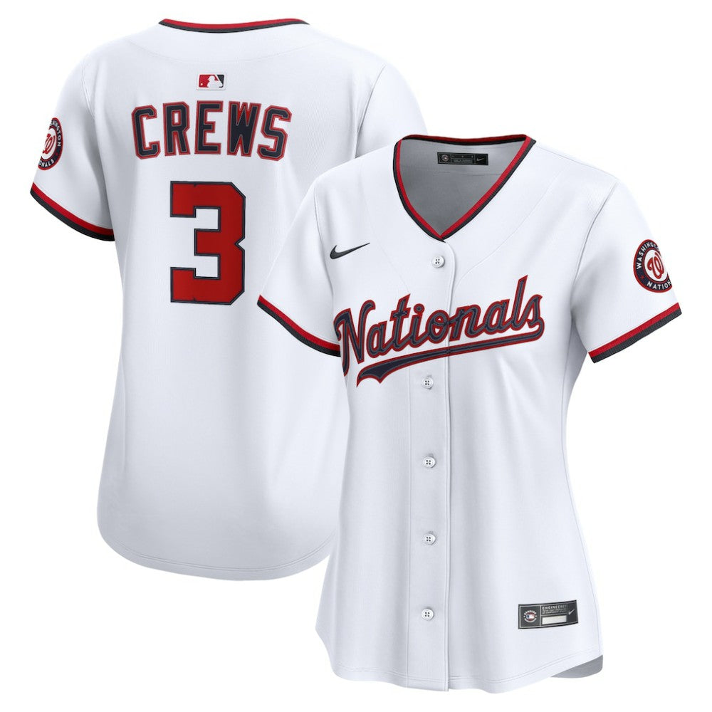 Dylan Crews Washington Nationals Nike Women's Home Limited Player Jersey | MLB On Sale