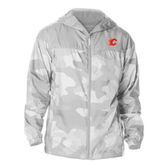 Calgary Flames Columbia Camo Flash Challenger Omni-Shade Full-Zip Hoodie Windbreaker Online