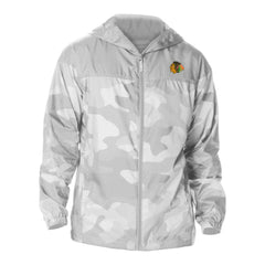 Chicago Blackhawks Columbia Camo Flash Challenger Omni-Shade Full-Zip Hoodie Windbreaker Online