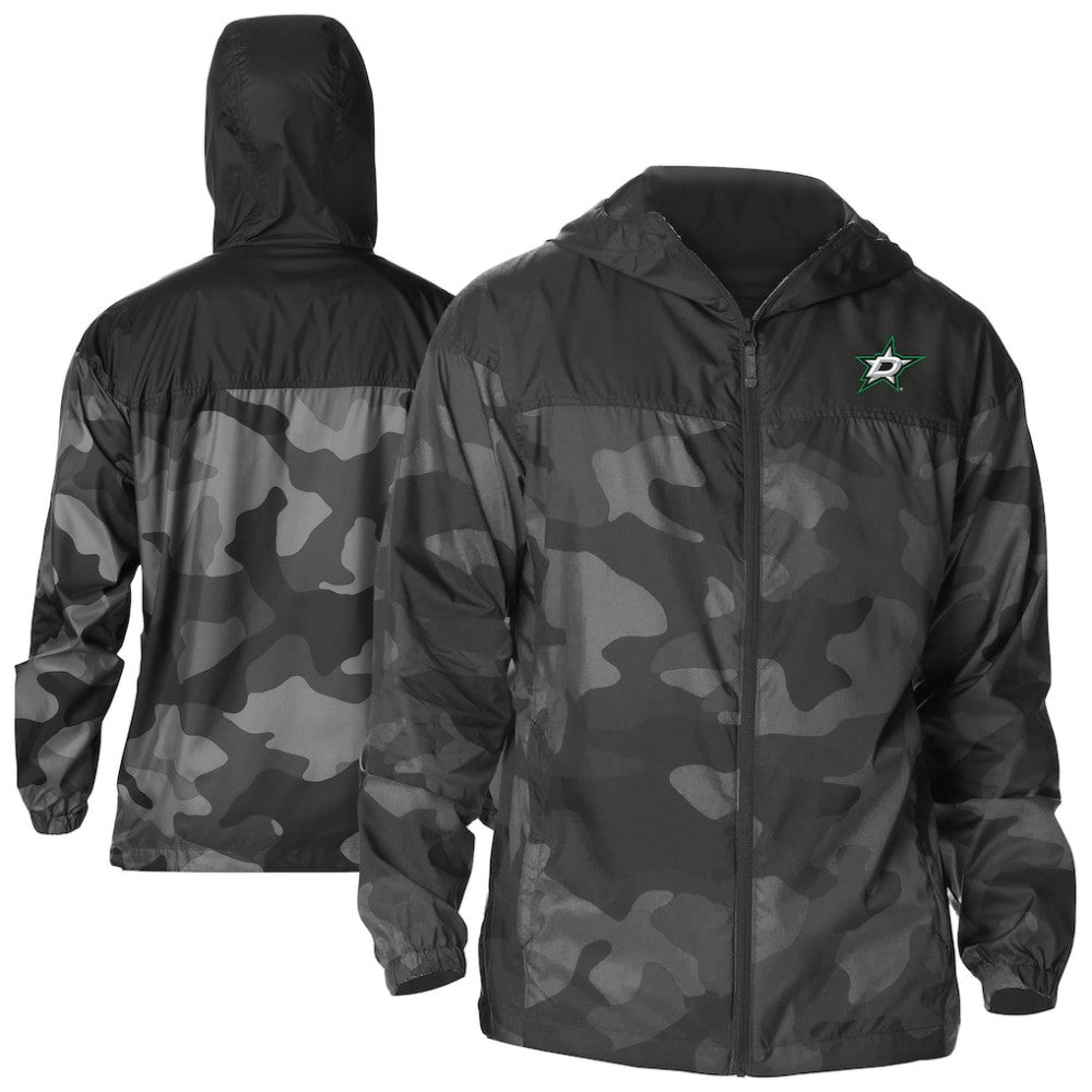 Dallas Stars Columbia Camo Flash Challenger Omni-Shade Full-Zip Hoodie Windbreaker Outlet