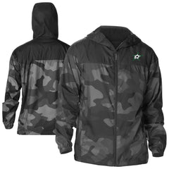 Dallas Stars Columbia Camo Flash Challenger Omni-Shade Full-Zip Hoodie Windbreaker Outlet