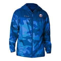 New York Islanders Columbia Camo Flash Challenger Omni-Shade Full-Zip Hoodie Windbreaker Sale