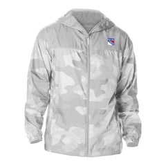 New York Rangers Columbia Camo Flash Challenger Omni-Shade Full-Zip Hoodie Windbreaker For Sale