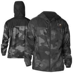 Philadelphia Flyers Columbia Camo Flash Challenger Omni-Shade Full-Zip Hoodie Windbreaker Sale