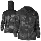 San Jose Sharks Columbia Camo Flash Challenger Omni-Shade Full-Zip Hoodie Windbreaker Outlet