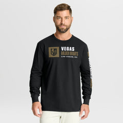 Vegas Golden Knights Fanatics Goal Crease Legacy Long Sleeve T-Shirt Outlet