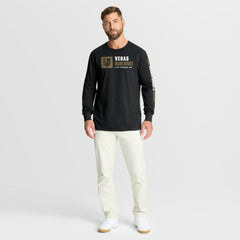 Vegas Golden Knights Fanatics Goal Crease Legacy Long Sleeve T-Shirt Outlet