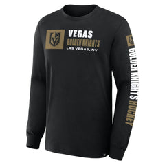 Vegas Golden Knights Fanatics Goal Crease Legacy Long Sleeve T-Shirt Outlet