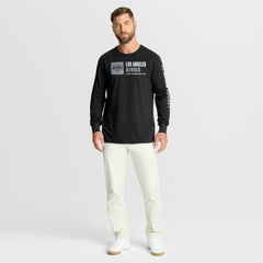 Los Angeles Kings Fanatics Goal Crease Legacy Long Sleeve T-Shirt Sale