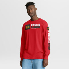 Chicago Blackhawks Fanatics Goal Crease Legacy Long Sleeve T-Shirt Online