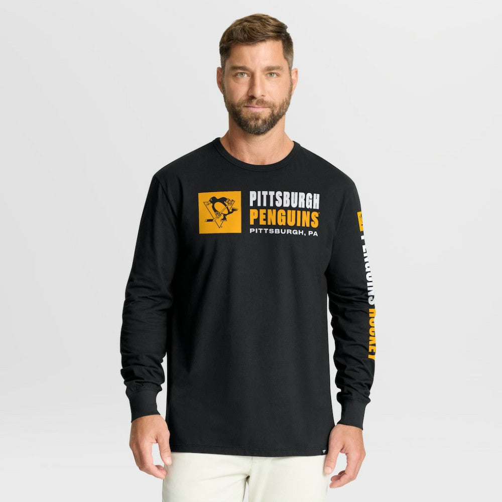 Pittsburgh Penguins Fanatics Goal Crease Legacy Long Sleeve T-Shirt Online