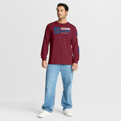 Colorado Avalanche Fanatics Goal Crease Legacy Long Sleeve T-Shirt Outlet