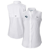 Utah Mammoth Columbia Women's Tamiami Omni-Shade Sleeveless Button-Up Shirt Sale