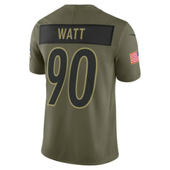 Pittsburgh Steelers Nike T.J. Watt 2025 Salute to Service Limited Jersey