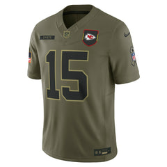 Kansas City Chiefs Nike Patrick Mahomes 2025 Salute to Service Limited Jersey