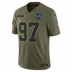 Detroit Lions Nike Aidan Hutchinson 2025 Salute to Service Limited Jersey