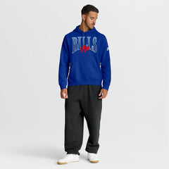 Buffalo Bills Nike Full Blitz Club Fleece Pullover Hoodie