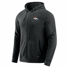 Denver Broncos J. Palmer Players Lounge Tri-Blend Full-Zip Hoodie