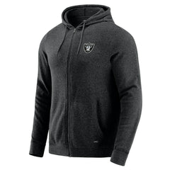 Las Vegas Raiders J. Palmer Players Lounge Tri-Blend Full-Zip Hoodie