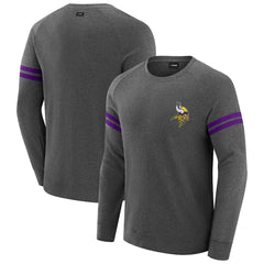 Minnesota Vikings J. Palmer Players Lounge Raglan Tri-Blend Sweatshirt