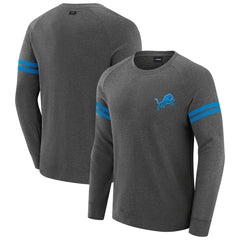 Detroit Lions J. Palmer Players Lounge Raglan Tri-Blend Sweatshirt