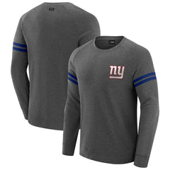 New York Giants J. Palmer Players Lounge Raglan Tri-Blend Sweatshirt