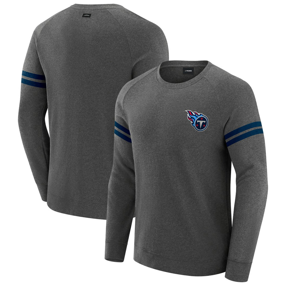 Tennessee Titans J. Palmer Players Lounge Raglan Tri-Blend Sweatshirt
