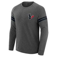 Houston Texans J. Palmer Players Lounge Raglan Tri-Blend Sweatshirt