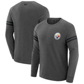 Pittsburgh Steelers J. Palmer Players Lounge Raglan Tri-Blend Sweatshirt