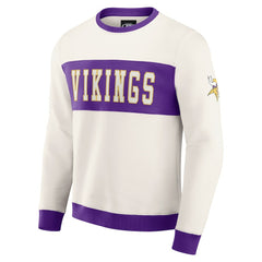 Minnesota Vikings Fanatics Darius Rucker Collection Colorblock Pullover Sweatshirt