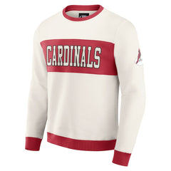 Arizona Cardinals Fanatics Darius Rucker Collection Colorblock Pullover Sweatshirt