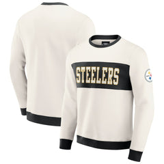 Pittsburgh Steelers Fanatics Darius Rucker Collection Colorblock Pullover Sweatshirt