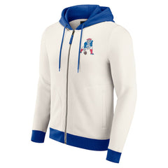 New England Patriots Fanatics Darius Rucker Collection Distressed Graphics Full-Zip Hoodie