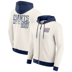 New York Giants Fanatics Darius Rucker Collection Distressed Graphics Full-Zip Hoodie
