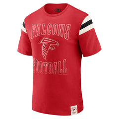 Atlanta Falcons Fanatics Darius Rucker Collection Football Stripe Sleeve T-Shirt