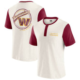 Washington Commanders Fanatics Darius Rucker Collection Henley Colorblock Slub Pocket T-Shirt