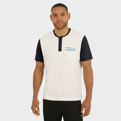 Jacksonville Jaguars Fanatics Darius Rucker Collection Henley Colorblock Slub Pocket T-Shirt