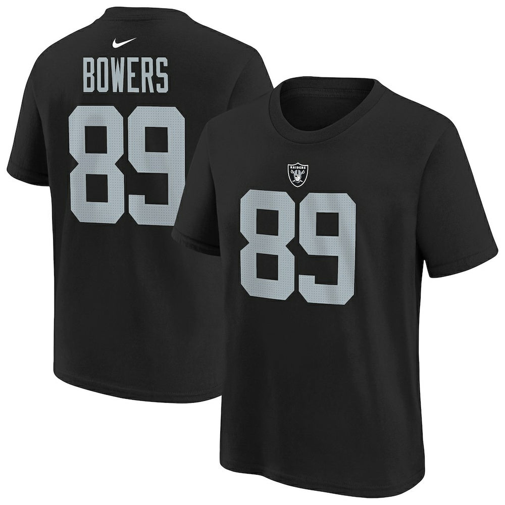 Las Vegas Raiders Nike Brock Bowers Youth Player Name & Number T-Shirt
