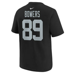 Las Vegas Raiders Nike Brock Bowers Youth Player Name & Number T-Shirt