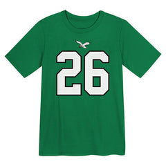 Philadelphia Eagles Nike Saquon Barkley Preschool Player Name & Number T-Shirt